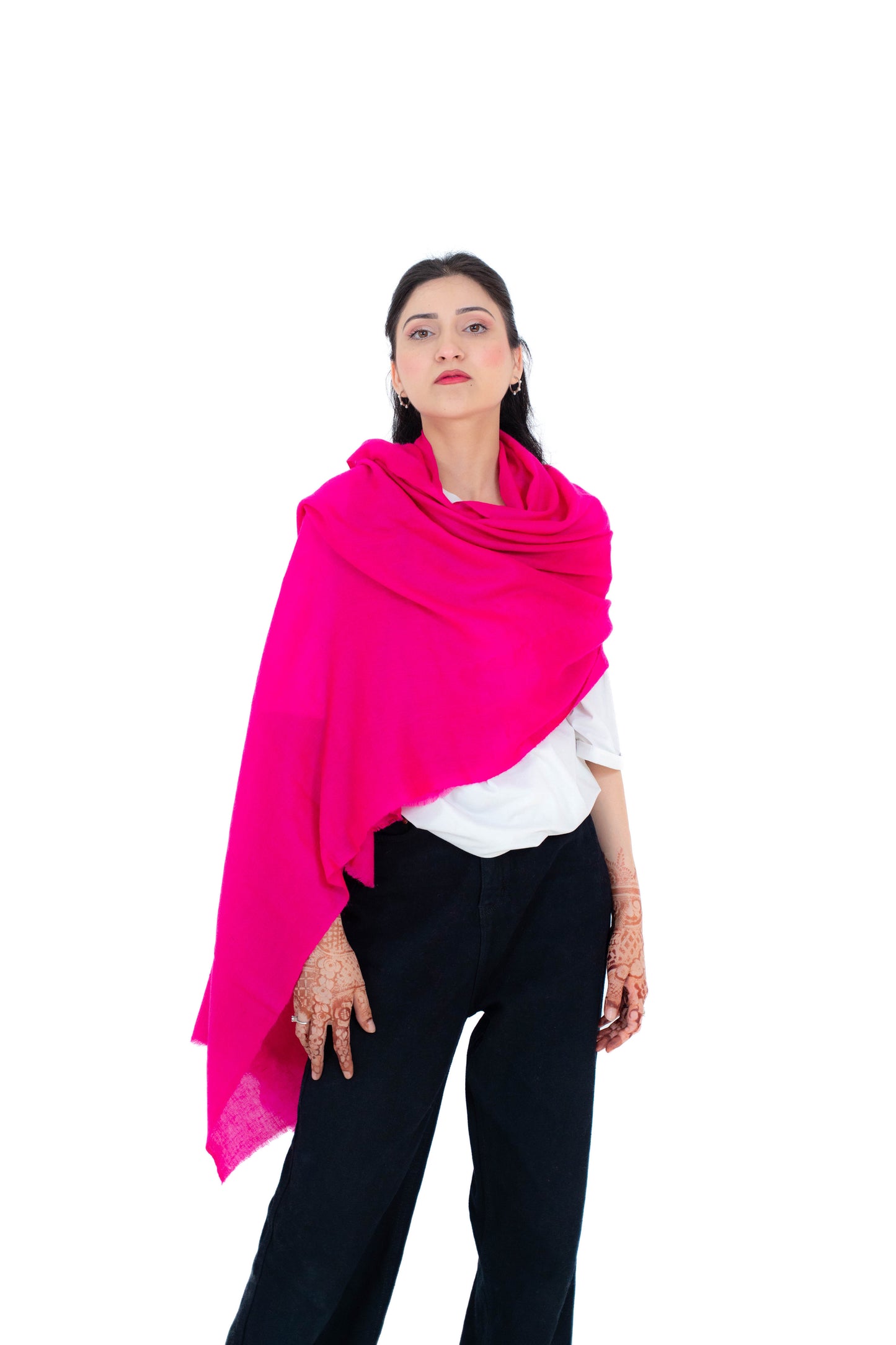 solid Pashmina Stole PSS016