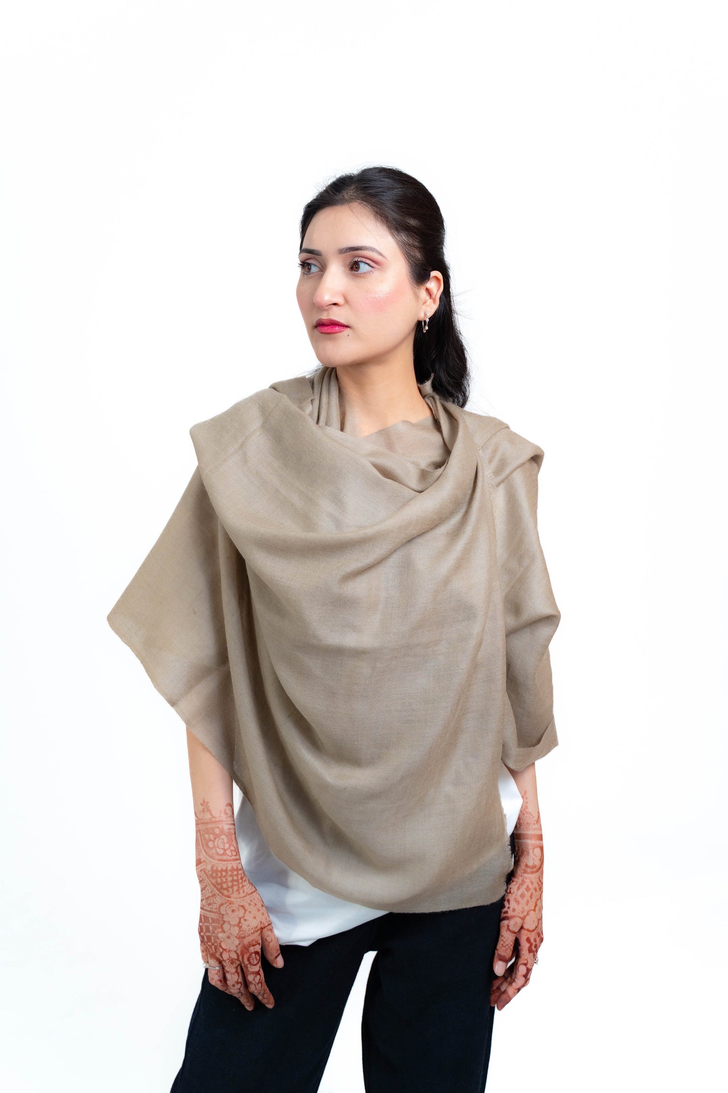 solid Pashmina Stole PSS020