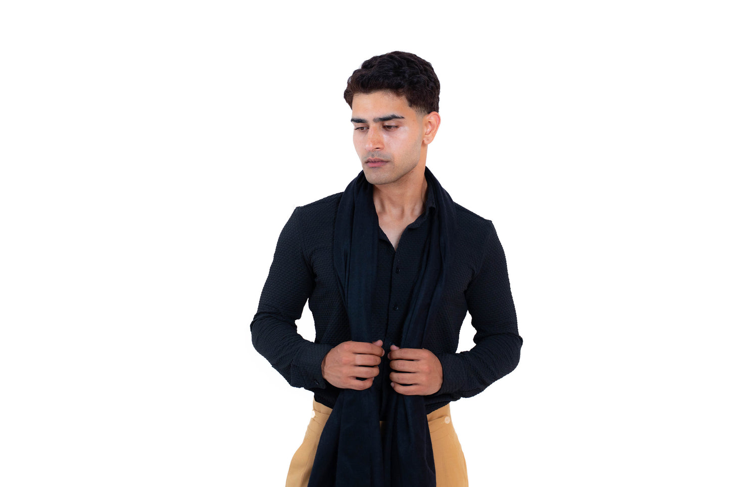solid Pashmina Stole PSS023