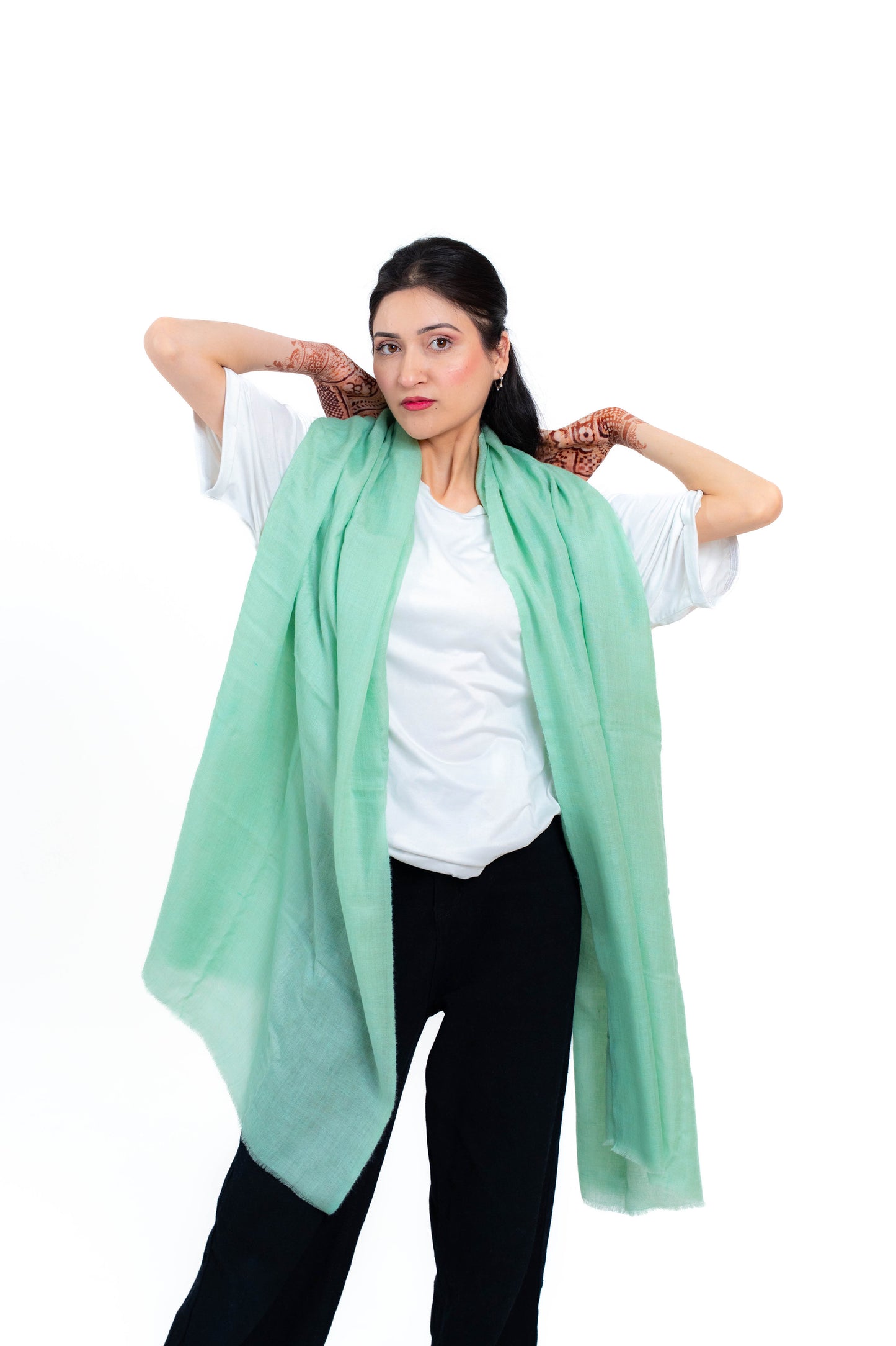 solid Pashmina Stole PSS027