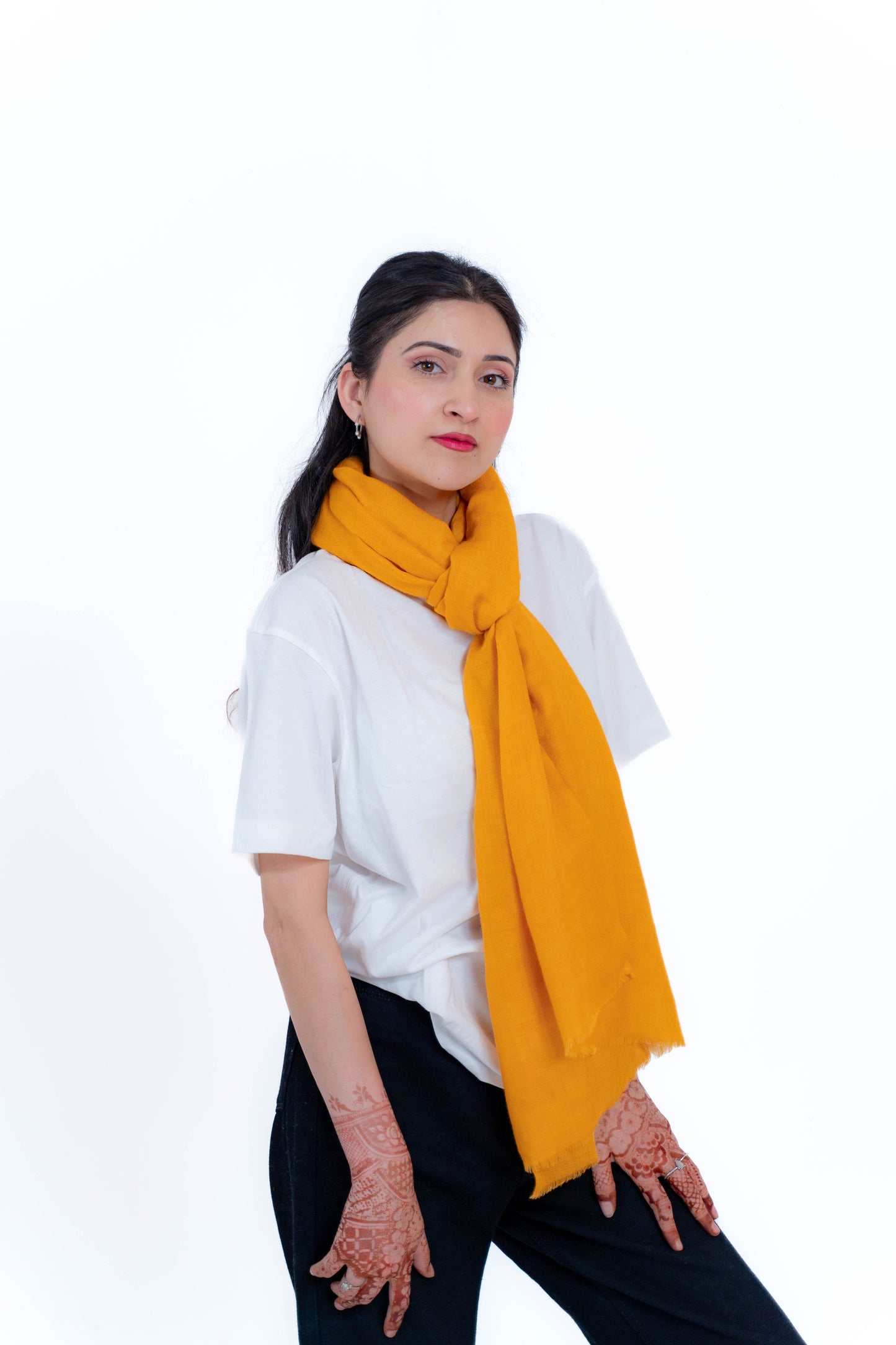 solid Pashmina Stole PSS028
