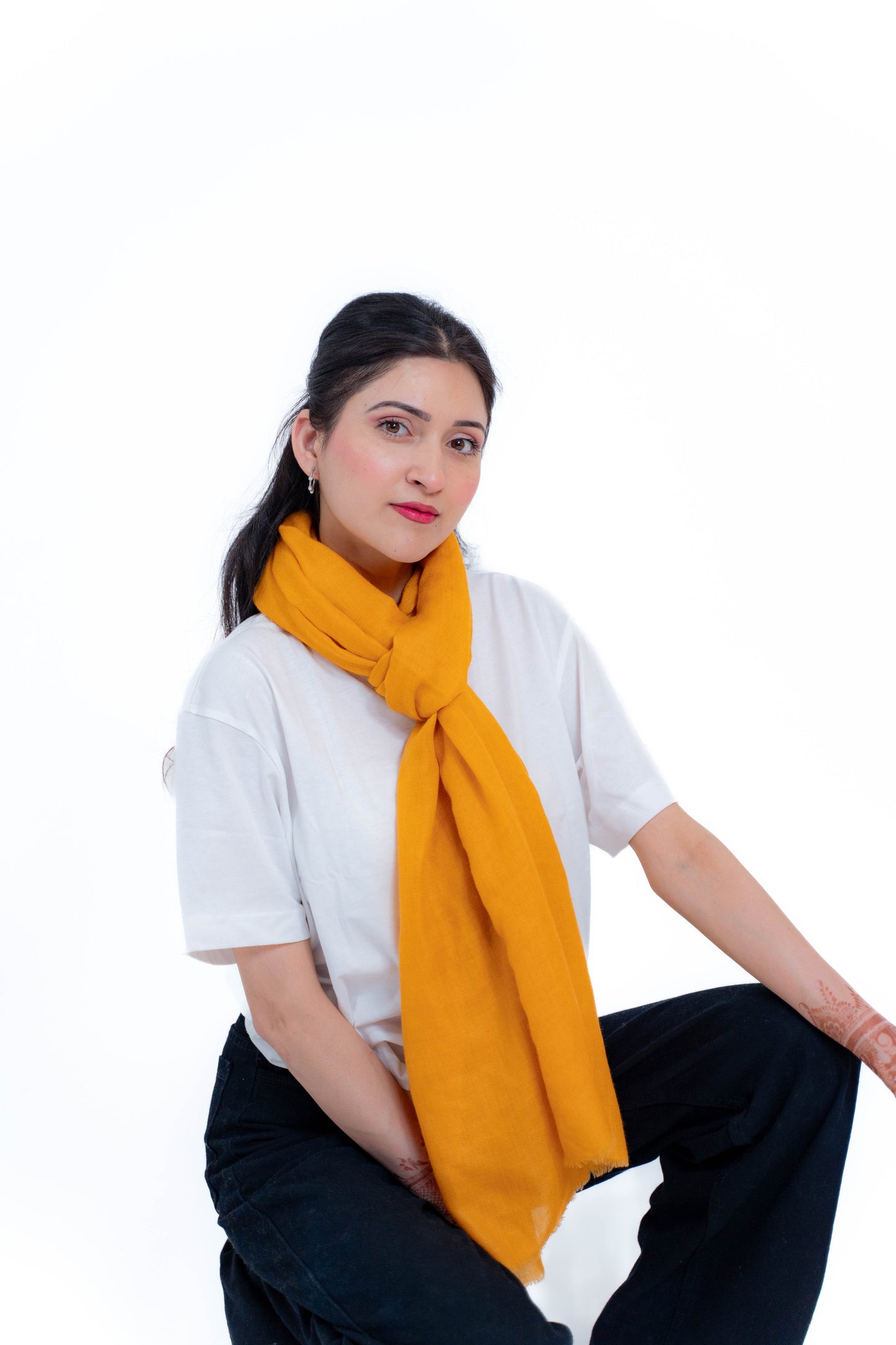 solid Pashmina Stole PSS028