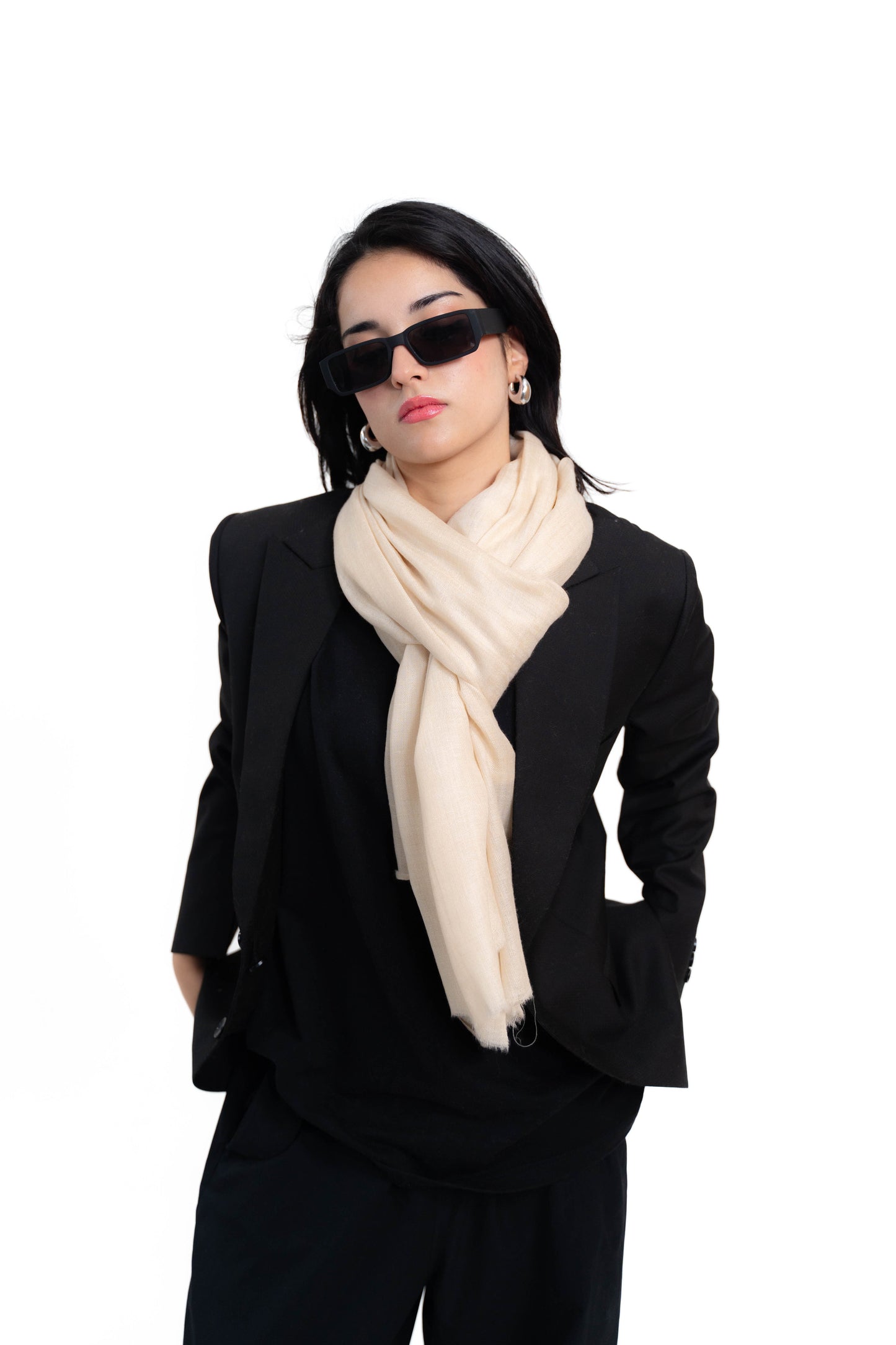 solid Pashmina Stole PSS004