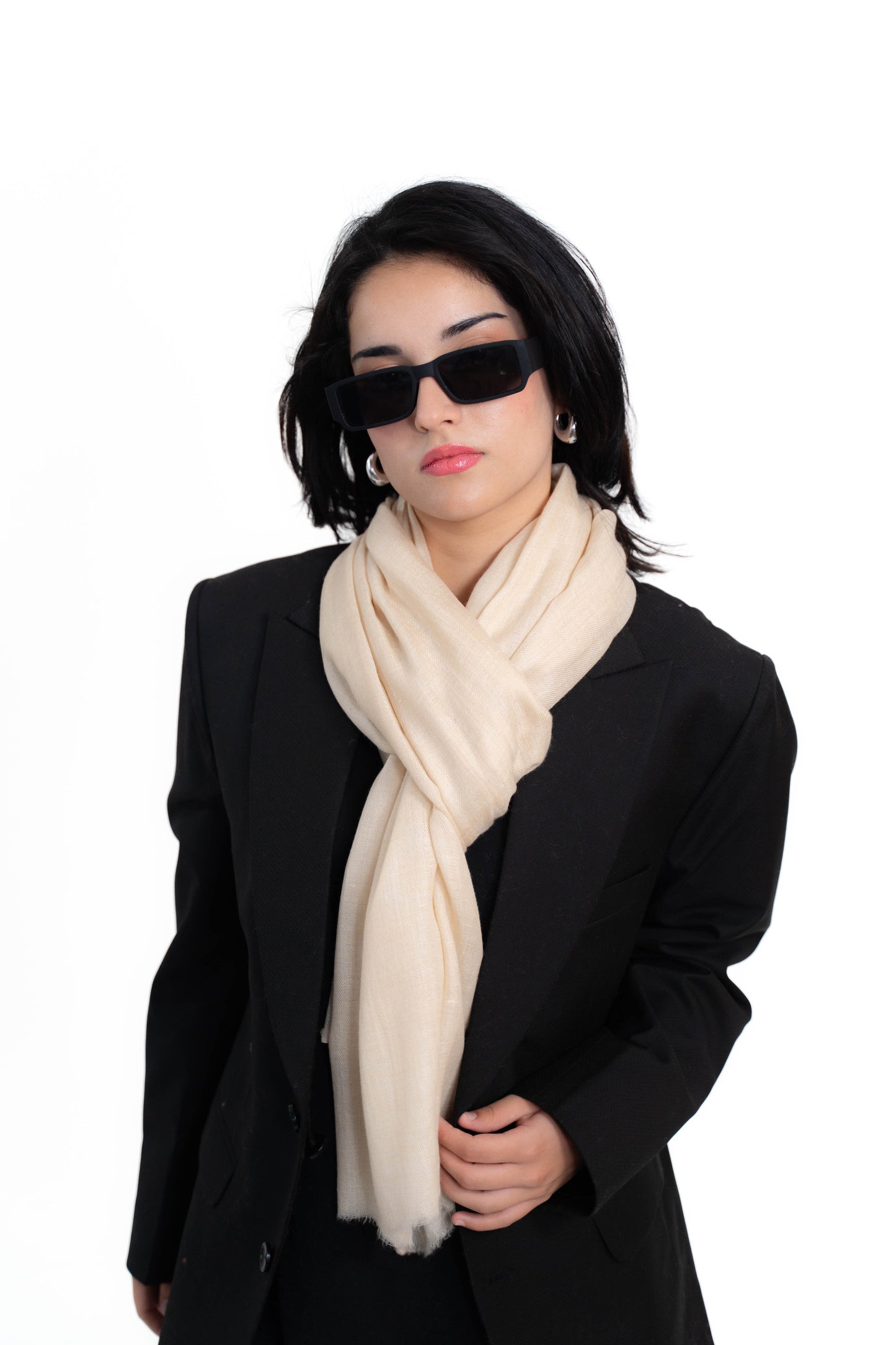 solid Pashmina Stole PSS004