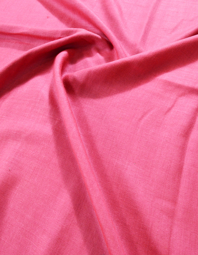 Plain Pashmina Shawl In Shade-128 Pink