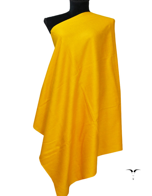 Plain Pashmina Shawl In Shade-61 Yellow