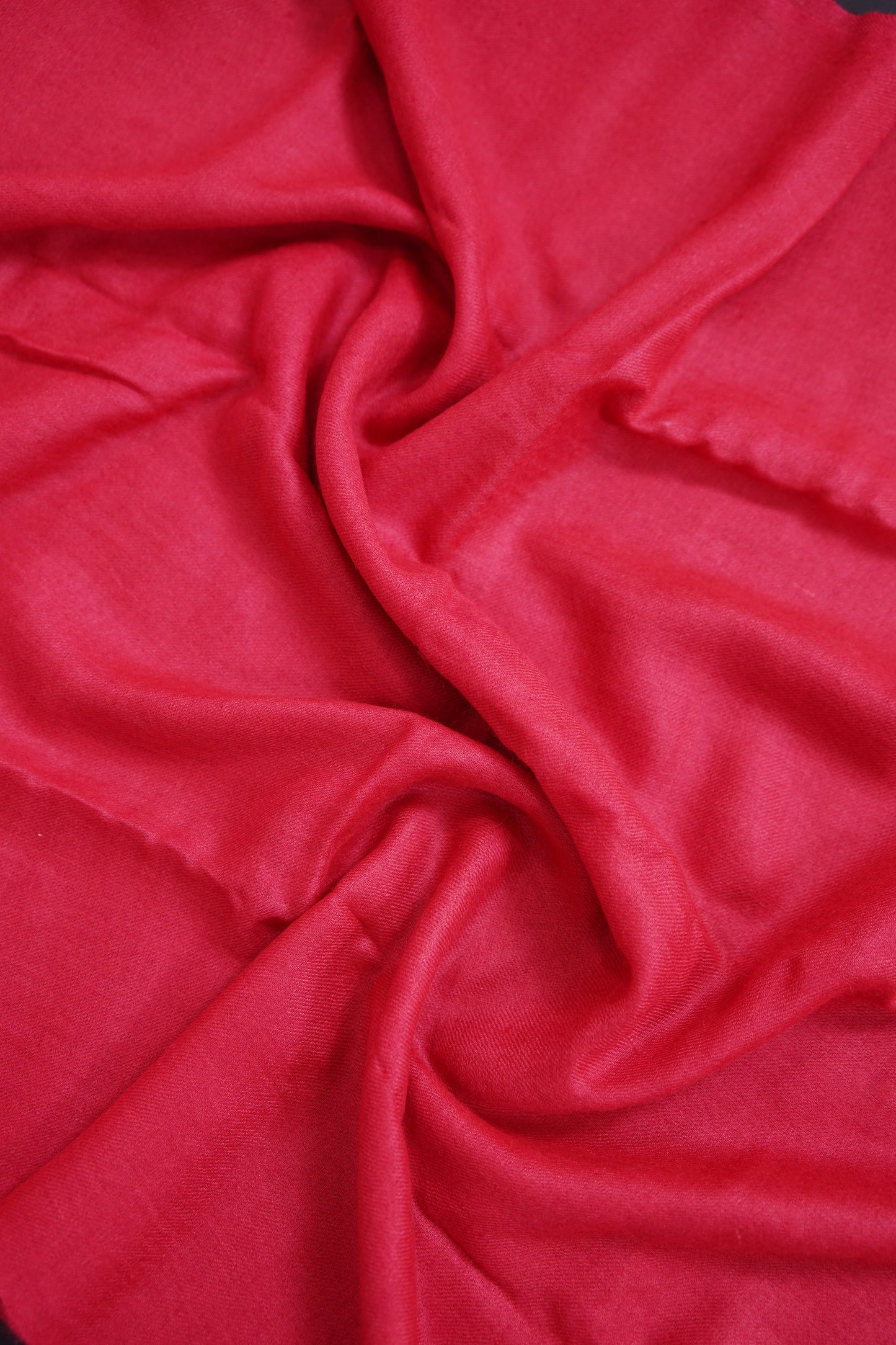 solid red pashmina stole S206
