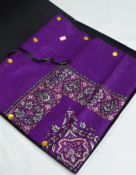 Mussar Rumaal Large Naqsha Violet RL00361