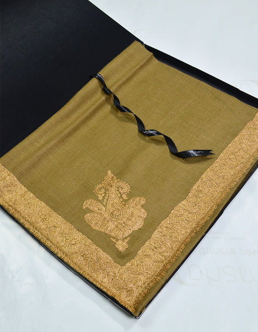 Mussar Rumaal Small Naqsha Brown RS00124