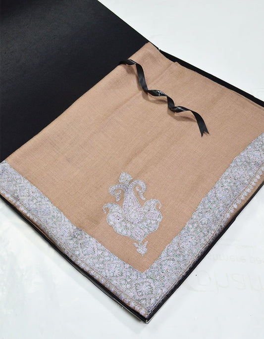 Mussar Rumaal Small Naqsha Beige RS00144