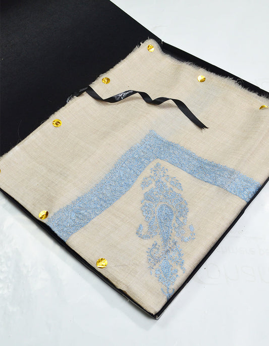 Mussar Rumaal Small Naqsha Beige RS00158