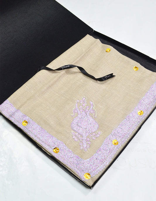 Mussar Rumaal Small Naqsha Off White RS00163