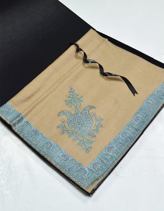 Mussar Rumaal Small Naqsha Fawn RS00170