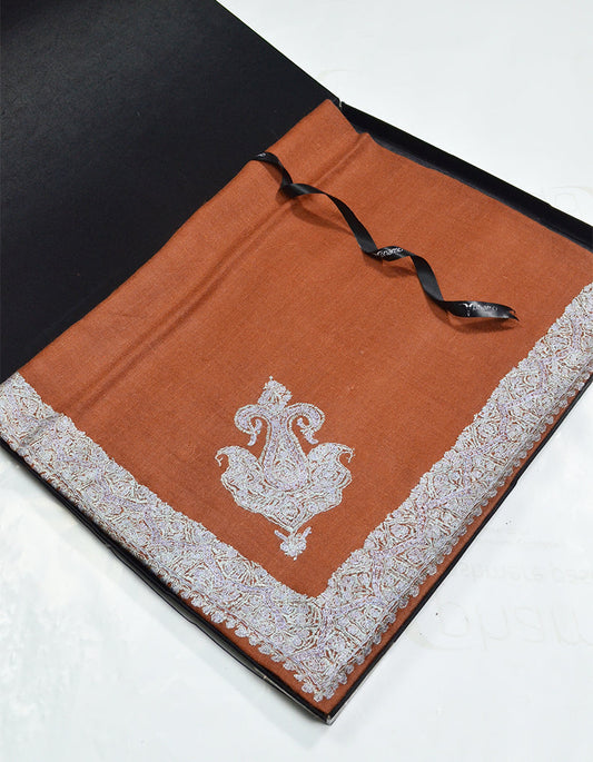 Mussar Rumaal Small Naqsha Rust RS00173