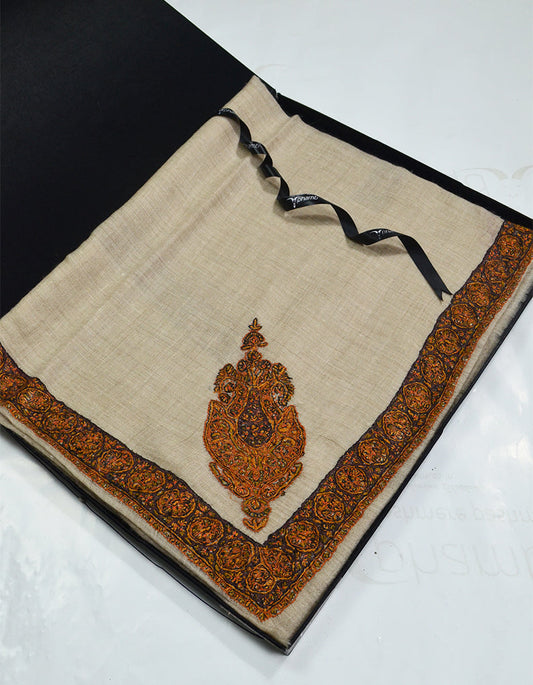 Mussar Rumaal Small Naqsha Off White RS00179